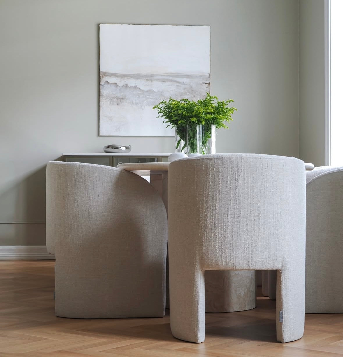 Chloé Dining Chair Cream Stoler